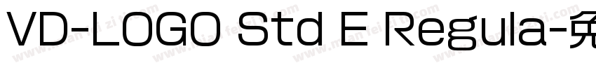 VD-LOGO Std E Regula字体转换